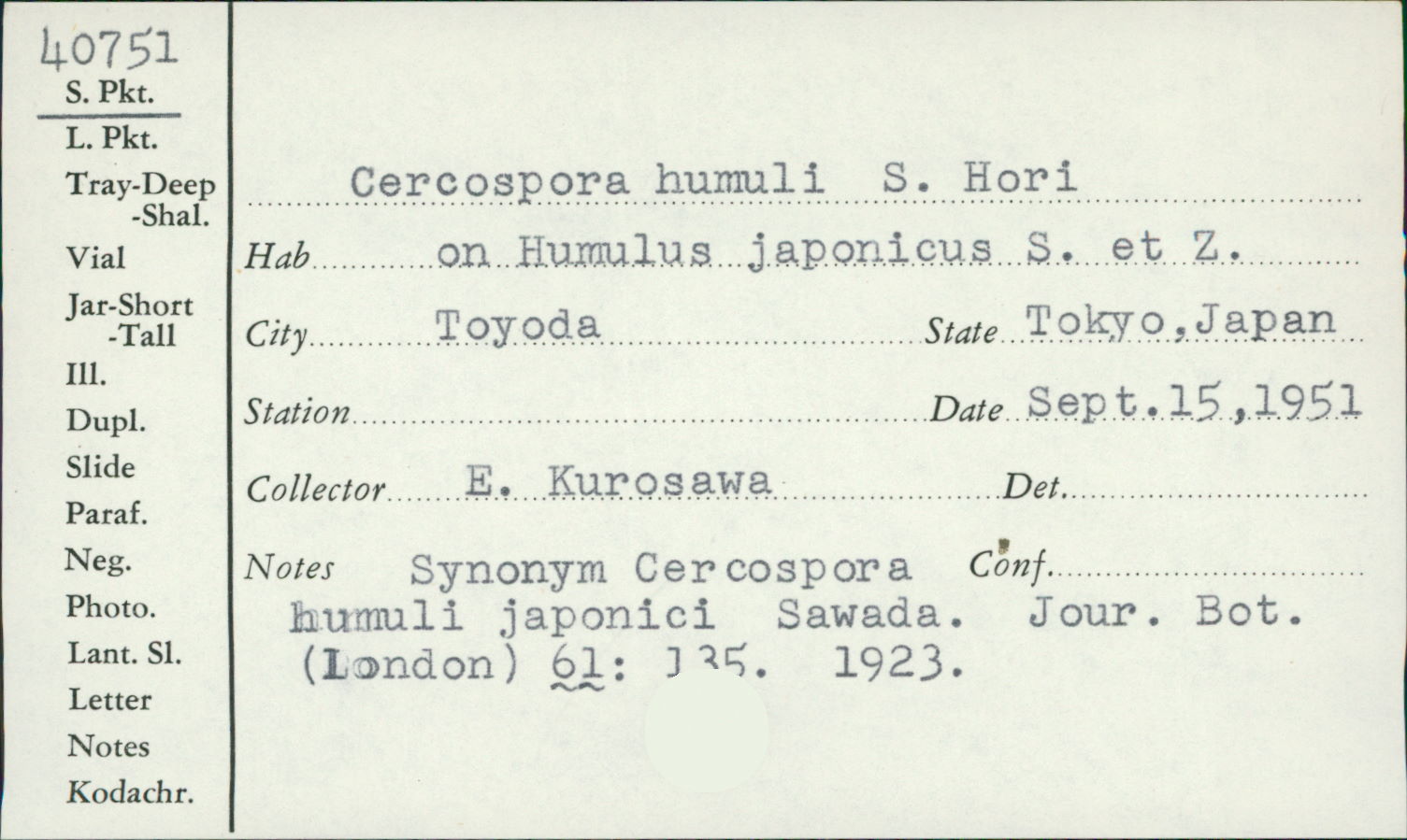 Cercospora humuli image