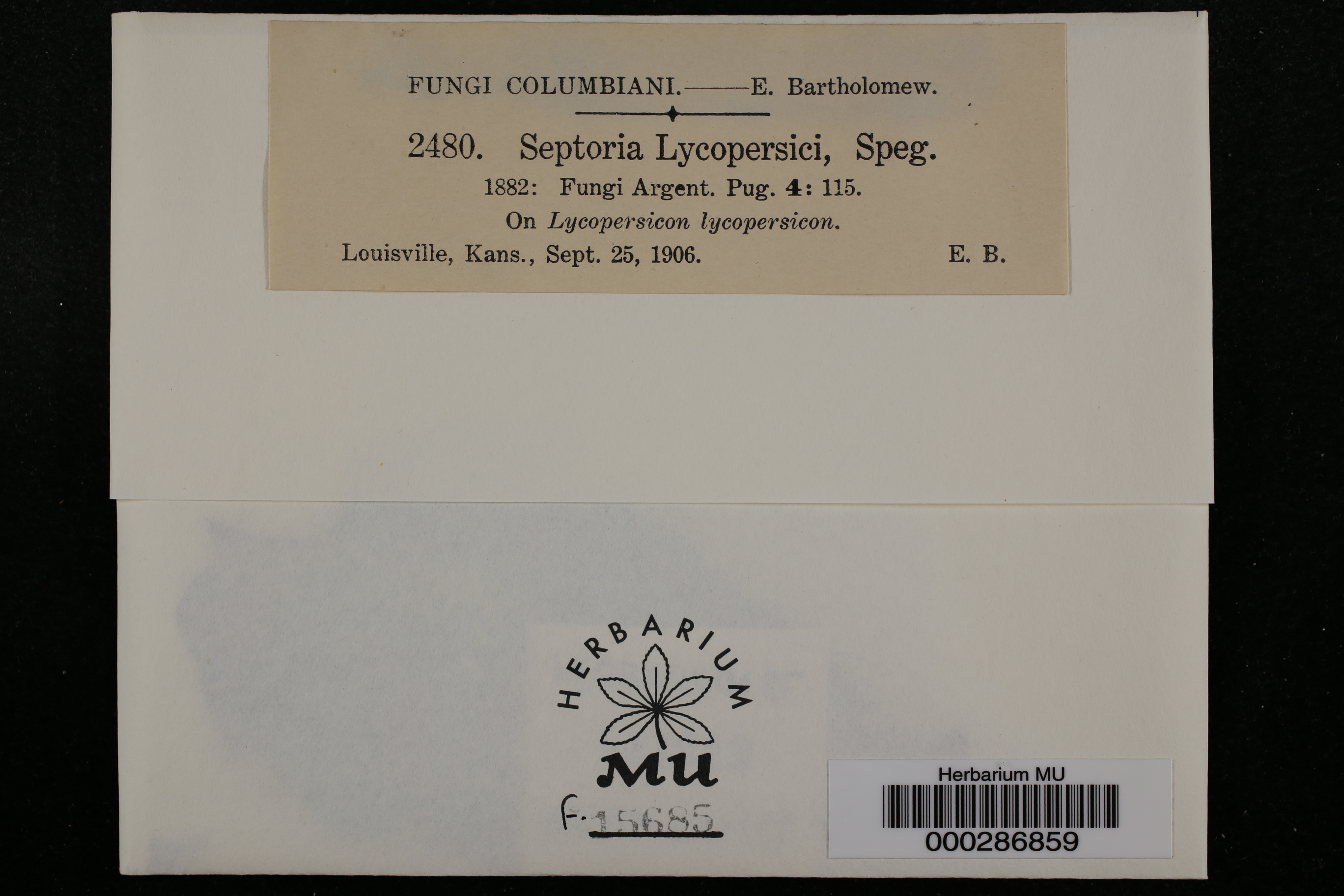 Septoria lycopersici thumbnail